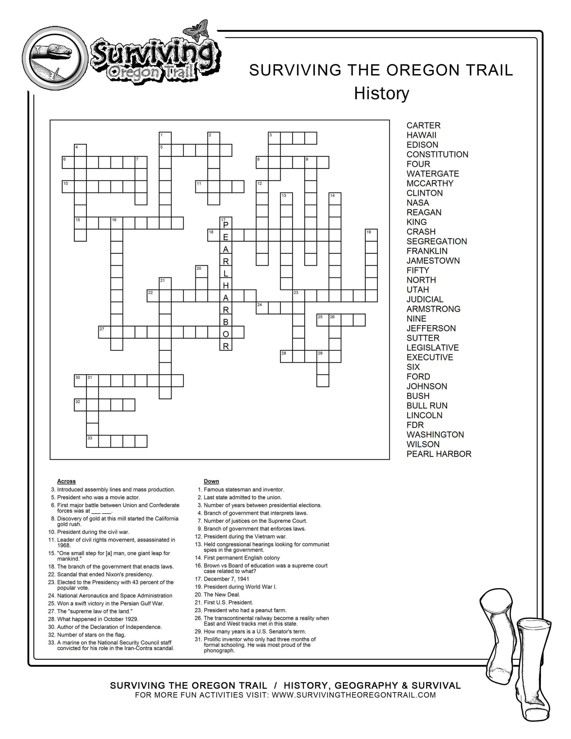 mirroreyes printable crosswords - printable
